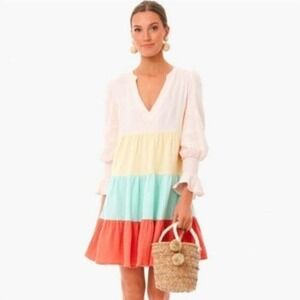 Pomander Place Kenzo Colorblock Long Sleeve Tuckernut size small